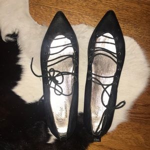 Cute lace up flats from urban outfitters